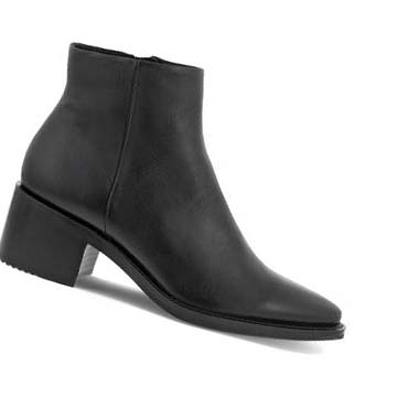 Women's Ecco Shape 35 Sartorelle Ankle Mid Boots Black | Canada 29PJJ